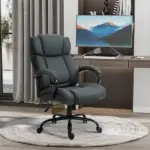 Big and Tall Office Chair with 485 lb Capacity, Adjustable Height, Charcoal Gray - Image 10