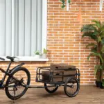 Bike Cargo Trailer, 16'' Wheels, Suspension, 88 lbs Load Capacity, Durable Transport Cart - Image 10