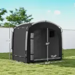 Outsunny Bike Storage Shed Tent, Portable and Waterproof with 210D Oxford Fabric and Carry Bag for 3-4 Bicycles, Black - Image 3