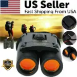 30x60 Compact Folding Binoculars for Outdoor Travel and Hunting