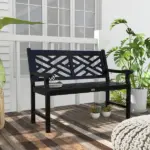 Outsunny 43.25 Inch Wooden Garden Bench for Peaceful Outdoors - Image 10