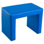 Blue 2-in-1 Kids Sofa and Table Chair Set Convertible Toddler Lounge Multifunctional Armrest Chair for Play - Image 7