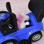 Blue 3 In 1 Ride on Push Cars for Toddlers with Horn Music Light Function - Image 8