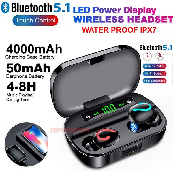 bluetooth-51-headset-tws-wireless-earphones-mini-earbuds-stereo-headphones-ipx7-5.webp Bluetooth 5.0 TWS Wireless Earbuds with IPX7 Water Resistance - Image 1