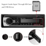 Single DIN Bluetooth Car Stereo FM Radio with USB SD AUX and MP3 Playback - Image 5