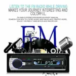 Single DIN Bluetooth Car Stereo FM Radio with USB SD AUX and MP3 Playback - Image 11