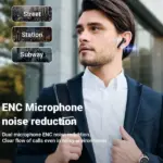 Bluetooth 5.3 Trucker Wireless Earbuds Headset with Noise Cancelling Microphone - Image 4