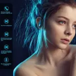 Bluetooth 5.0 TWS Wireless Earbuds with Ear Hooks and Charging Case - Image 5