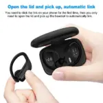 Bluetooth 5.0 TWS Wireless Earbuds with Ear Hooks and Charging Case - Image 7