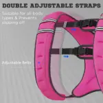 Soozier Body Weighted Vest with Pocket, Soft Skin-Friendly Weighted Workout Vest, Adjustable Weighted Running Equipment, 17.6 lbs., Pink - Image 6