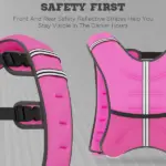 Soozier Body Weighted Vest with Pocket, Soft Skin-Friendly Weighted Workout Vest, Adjustable Weighted Running Equipment, 17.6 lbs., Pink - Image 7