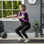 Soozier Body Weighted Vest with Pocket, Soft Skin-Friendly Weighted Workout Vest, Adjustable Weighted Running Equipment, 17.6 lbs., Pink - Image 10