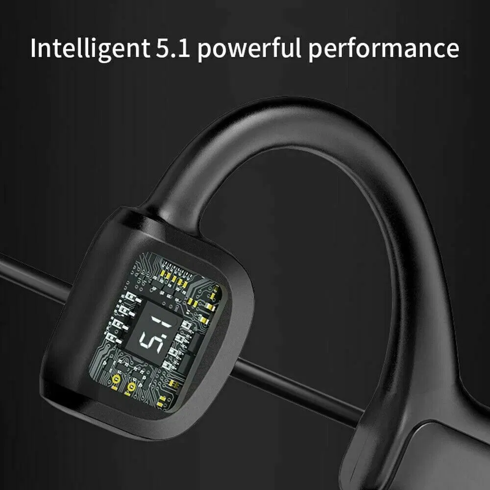 Bluetooth 5.1 Bone Conduction Headphones for Outdoor Sports