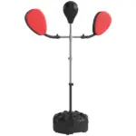 Boxing Bag with Stand, Adjustable Height Punching Speed Bag with 2 Target Arms, for Training, Exercise, Black - Image 11