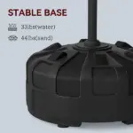 Boxing Bag with Stand, Adjustable Height Punching Speed Bag with 2 Target Arms, for Training, Exercise, Black - Image 7