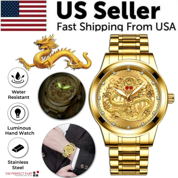 business-gift-waterproof-gold-mens-diamond-quartz-watch-classic-stainless-steel-6.webp Gold Tone Mens Quartz Watch with Decorative Stone Accents and Stainless Steel Band - Image 1