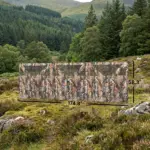 Outsunny Camping Hunting Blind, 3-Panel Blind See Through for Hunting Camping 176" x 58.3" Camouflage - Image 2