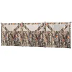 Outsunny Camping Hunting Blind, 3-Panel Blind See Through for Hunting Camping 176" x 58.3" Camouflage