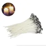 100 Pack 6 Inch Pre Tabbed Cotton Candle Wicks for Candle Making - Image 17