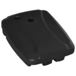 Cantilever Offset Umbrella Base Portable Square Parasol Weights with Wheels, Water and Sand Filled, Up to 165 lbs, Black