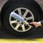 Soft Microfiber Wheel and Tire Cleaning Brush for Car Detailing - Image 5