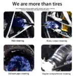 Soft Microfiber Wheel and Tire Cleaning Brush for Car Detailing - Image 2