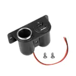 12V Car Cigarette Lighter Socket Splitter with Dual USB 5V 3.1A Charger - Image 5