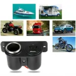 12V Car Cigarette Lighter Socket Splitter with Dual USB 5V 3.1A Charger - Image 7