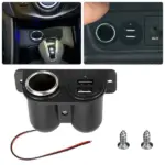 12V Car Cigarette Lighter Socket Splitter with Dual USB 5V 3.1A Charger - Image 9