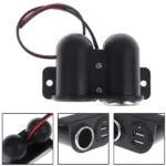 12V Car Cigarette Lighter Socket Splitter with Dual USB 5V 3.1A Charger - Image 18