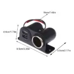 12V Car Cigarette Lighter Socket Splitter with Dual USB 5V 3.1A Charger - Image 19