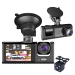 1080P Dual Lens Car Dash Camera with Front Rear and Interior Recording - Image 8