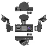 1080P Dual Lens Car Dash Camera with Front Rear and Interior Recording - Image 12
