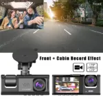 1080P Dual Lens Car Dash Camera with Front Rear and Interior Recording - Image 13