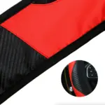 15 Inch Red Black Carbon Fiber Style PU Leather Steering Wheel Cover - Image 8