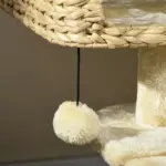 Cat Tree Tower for Indoor Cats with Scratching Posts Condo Beige - Image 8