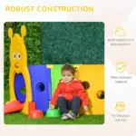 Caterpillar Tunnel, Kids Outdoor Play, Multicolor 59 Inches Long, Non-toxic PP, Toddler Toy for 3-6 Years Old - Image 5