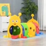 Caterpillar Tunnel, Kids Outdoor Play, Multicolor 59 Inches Long, Non-toxic PP, Toddler Toy for 3-6 Years Old - Image 10