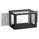 PawHut Outdoor Cat Catio Enclosure with Acrylic Panels Black and White - Image 11