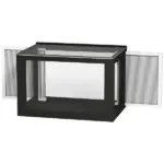 PawHut Outdoor Cat Catio Enclosure with Acrylic Panels Black and White