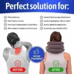 Adjustable Cervical Neck Traction Device and Support Collar - Image 5