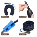 Adjustable Cervical Neck Traction Device and Support Collar - Image 7