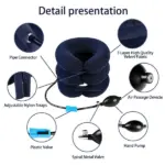 Adjustable Cervical Neck Traction Device and Support Collar - Image 13