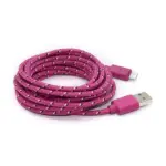 5 Pack USB-A to 8-Pin Nylon Braided Charging Cables, 3ft 6ft 10ft - Image 10