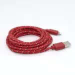 5 Pack USB-A to 8-Pin Nylon Braided Charging Cables, 3ft 6ft 10ft - Image 12
