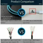 5 Pack USB-A to 8-Pin Nylon Braided Charging Cables, 3ft 6ft 10ft - Image 3