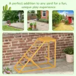 Chicken Activity Play Yellow with Chicken Perches Hen Ladder for Healthy Happy Animals Coop Toy - Image 5