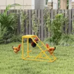 Chicken Activity Play Yellow with Chicken Perches Hen Ladder for Healthy Happy Animals Coop Toy - Image 10