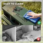 PawHut Chicken Nesting Boxes, 6 Compartment Steel Nesting Boxes for Chickens, Wall Mount Egg Laying Boxes with Vented Holes - Image 6