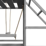 PawHut Chicken Roost Toys, Coop Accessories with Wood Stand, Ladder Platforms, for 10-15 Chickens - Image 8